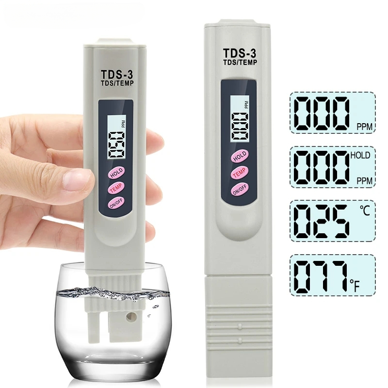 Aquarium Marine Filter - 1/3 adet taşınabilir LCD dijital TDS