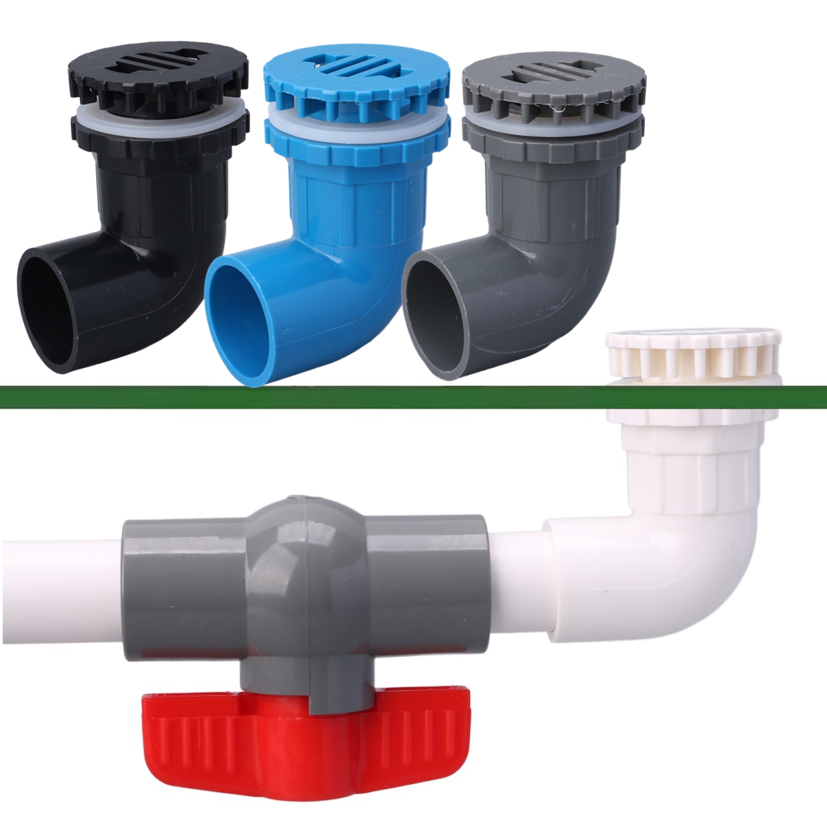 Marine Aquarium Overflow - 1 adet 20/25/32/40/50mm PVC boru bağlantıları