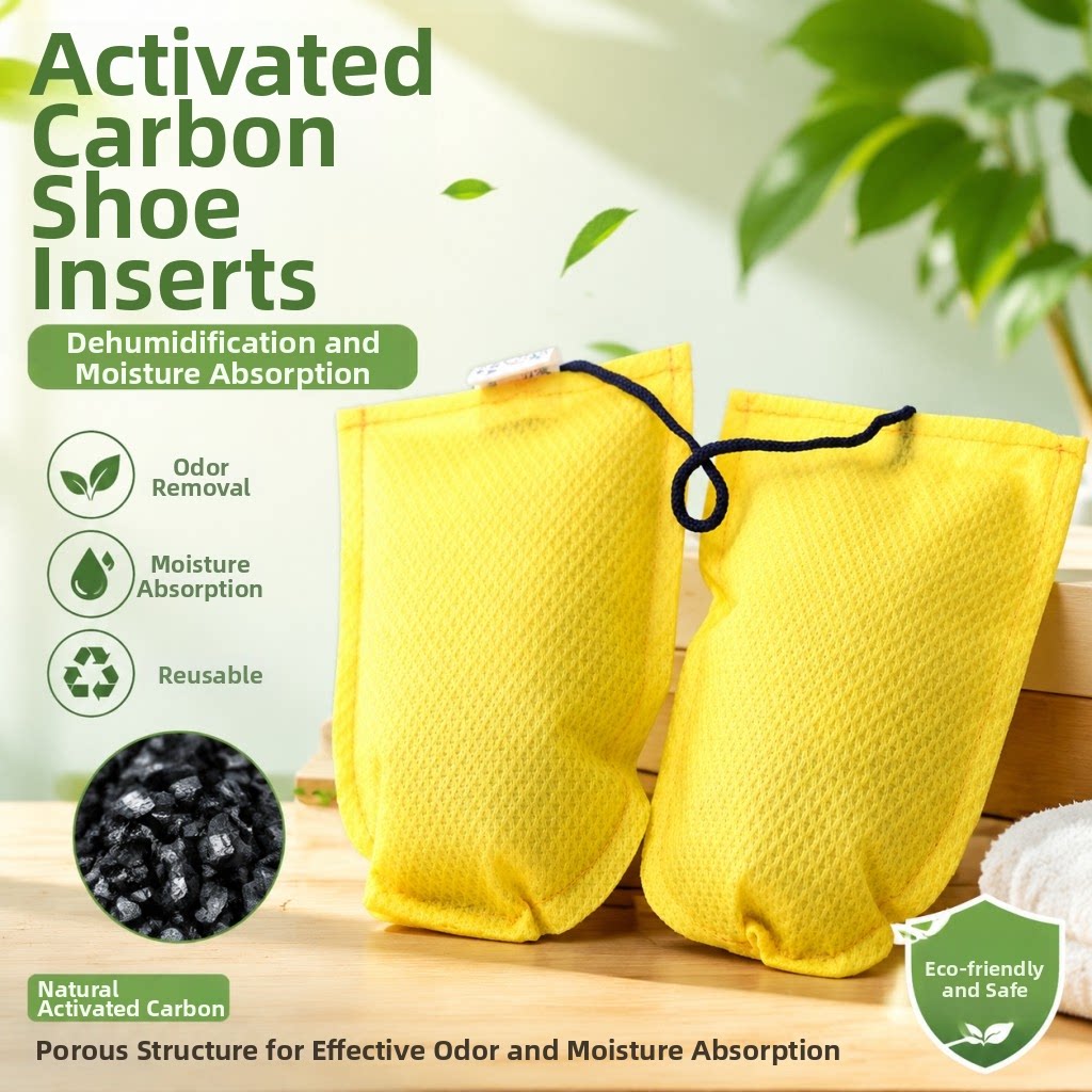 Activated Carbon Bag - Bambu Kömürü Ayakkabı Tabanlıkları Aktif Karbon