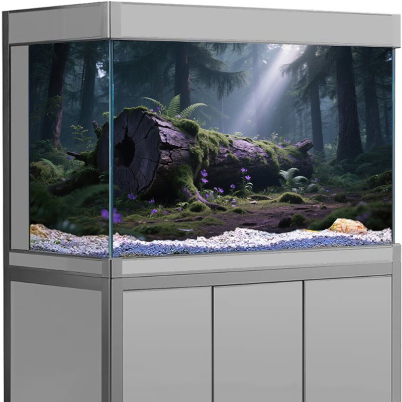 Marine Aquarium All In One - Balık Tankı Dekoru Akvaryum Arka Plan