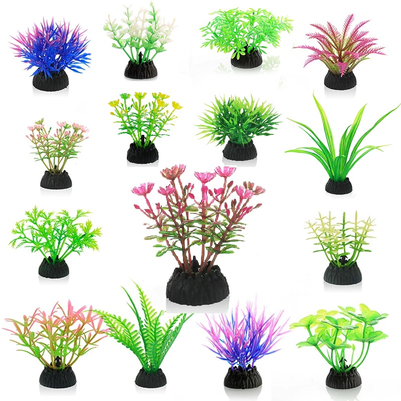Marine Aquarium All In One - Simülasyon Yapay Bitkiler PVC Sualtı Su