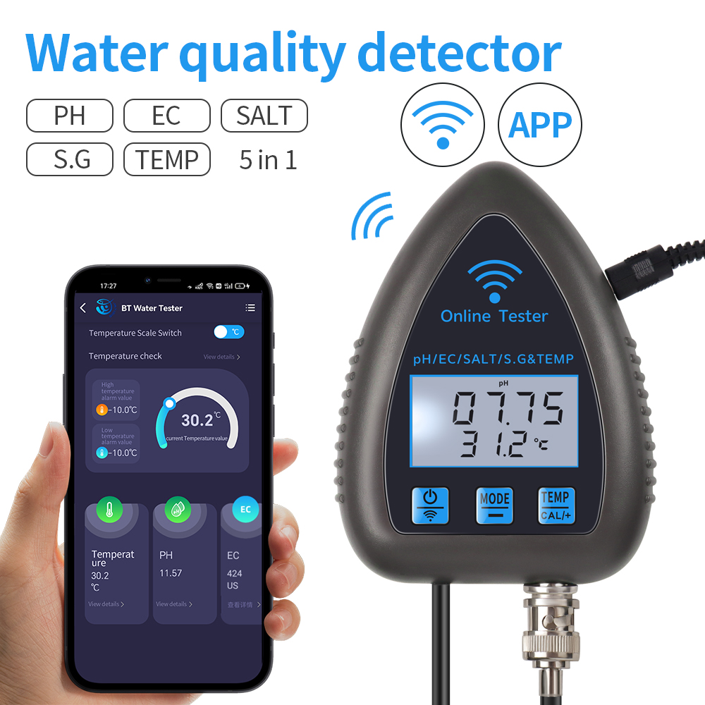 Tuya WiFi 5 in 1 su kalitesi m - Marine Aquarium Par Meter incelemesi ve fiyatı