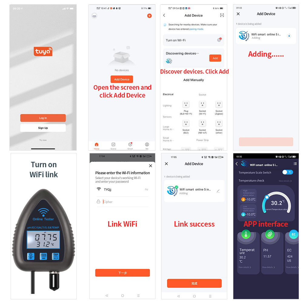Tuya WiFi 5 in 1 su kalitesi m - Marine Aquarium Par Meter incelemesi ve fiyatı