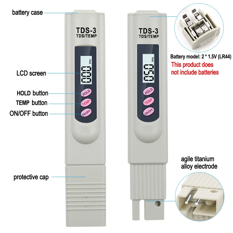 1/3 adet taşınabilir LCD dijit - Aquarium Marine Filter incelemesi ve fiyatı