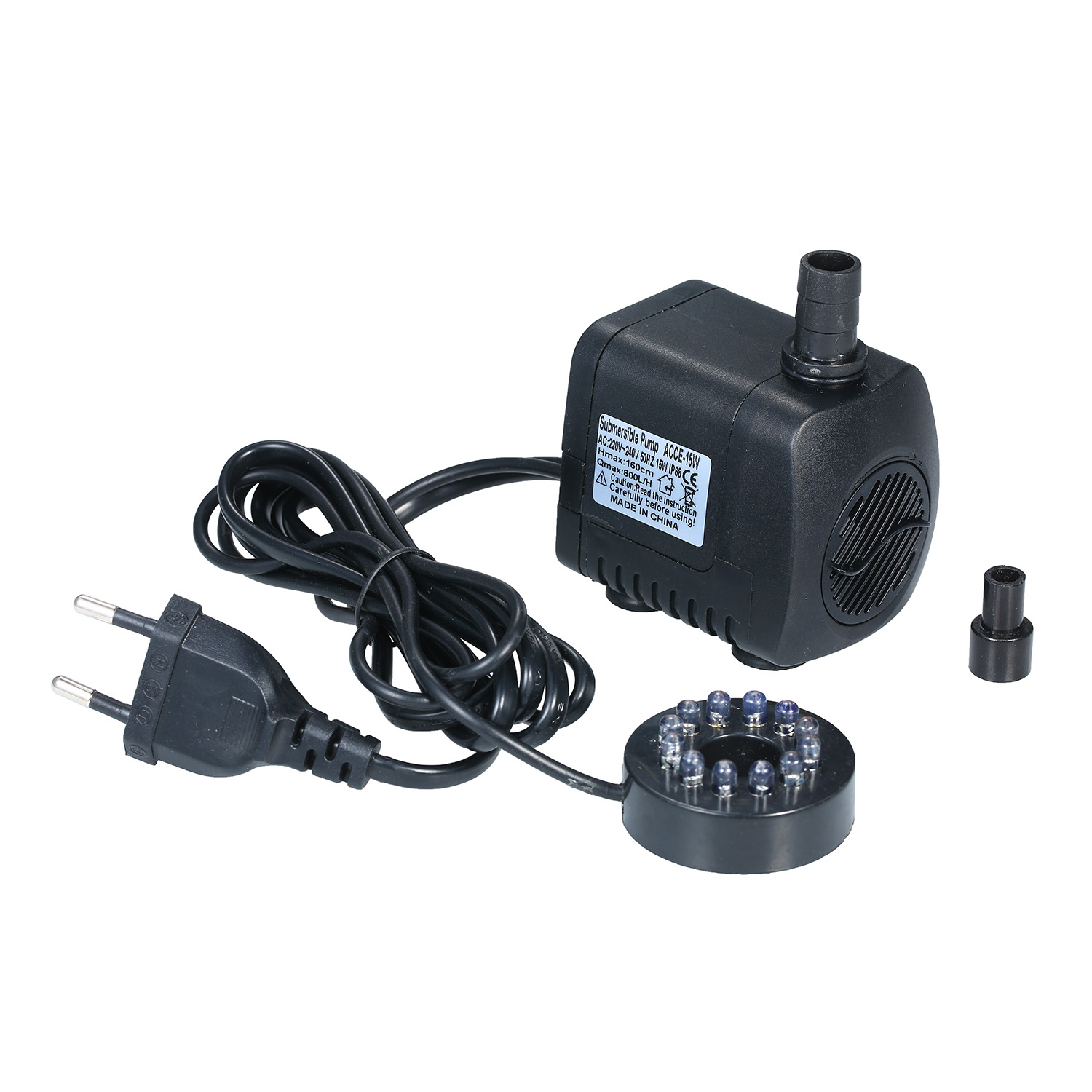 LED Işık Dalgıç Pompa 800L/H U - Aquarium Marine Light incelemesi ve fiyatı