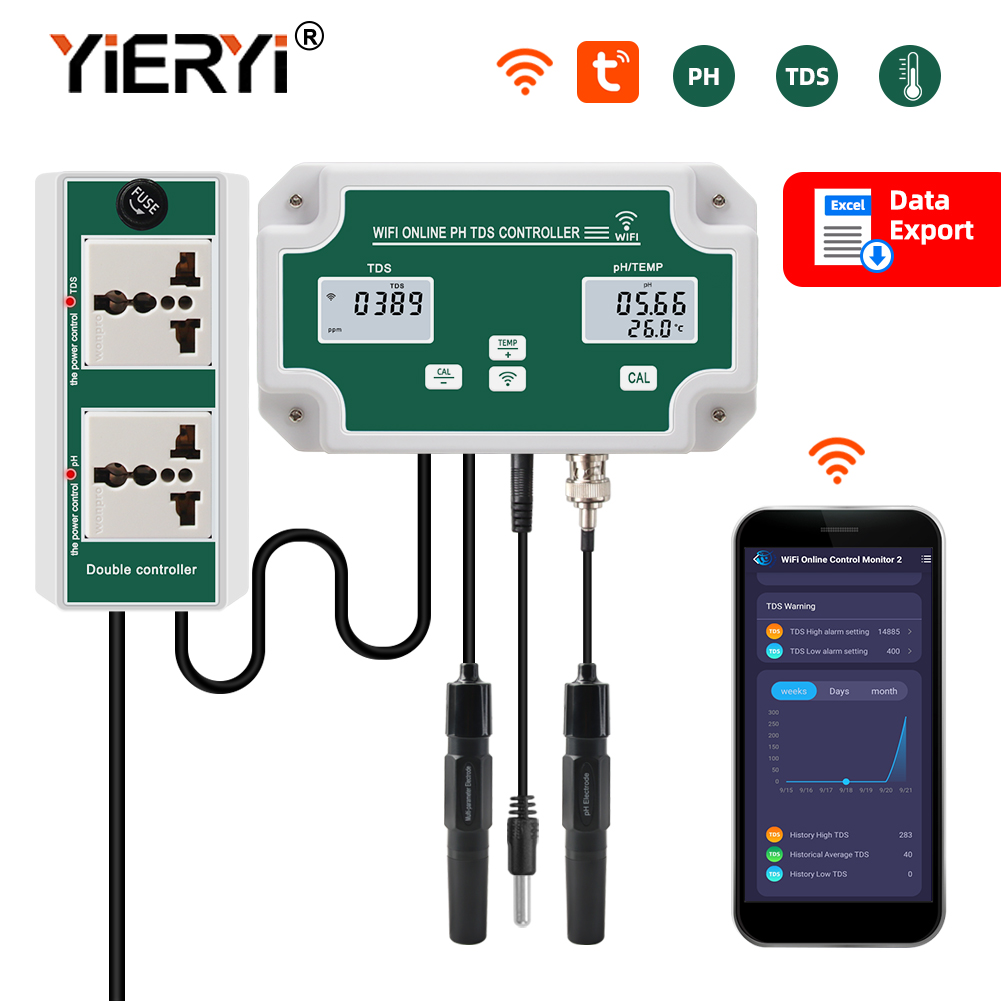 Yieryi yeni WIFI akıllı akvary - Marine Aquarium Par Meter incelemesi ve fiyatı
