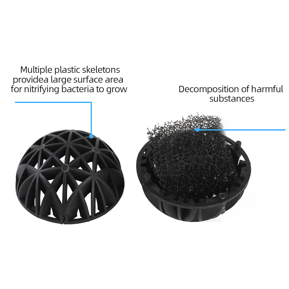 100 adet 18mm biyolojik biyo t - Aquarium Marine Filter incelemesi ve fiyatı